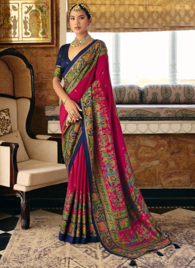 Specialised Pink Festival Trendy Saree