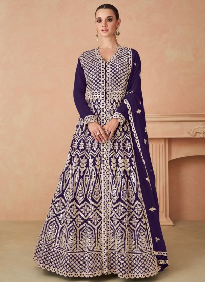 Spectacular Embroidered Georgette Designer Lehenga Choli