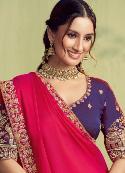 
                            Suave Satin Trendy Saree