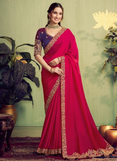 Suave Satin Trendy Saree