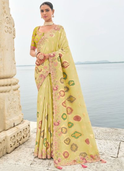 Surpassing Stone Silk Classic Saree