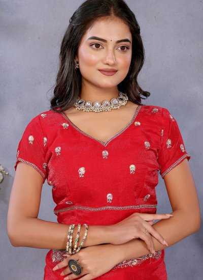 
                            Vibrant Embroidered Casual Contemporary Saree