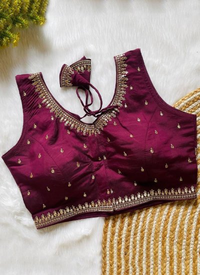 Wine Casual Blouse