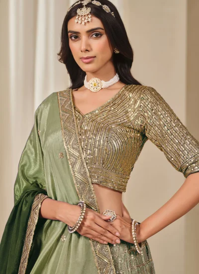 
                            Zesty Silk Trendy Lehenga Choli