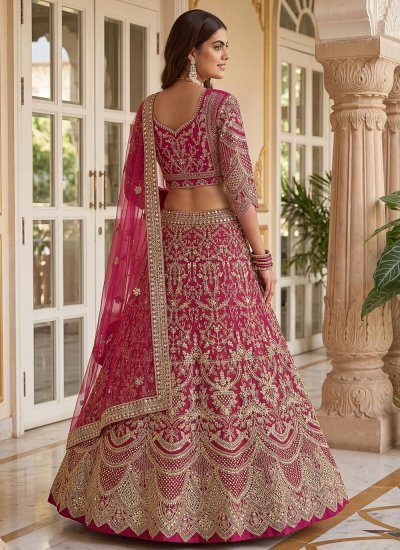 
                            Alluring Net Sangeet Trendy Lehenga Choli