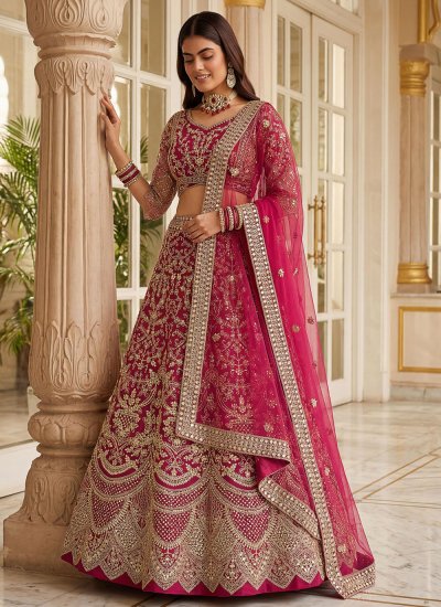 Alluring Net Sangeet Trendy Lehenga Choli
