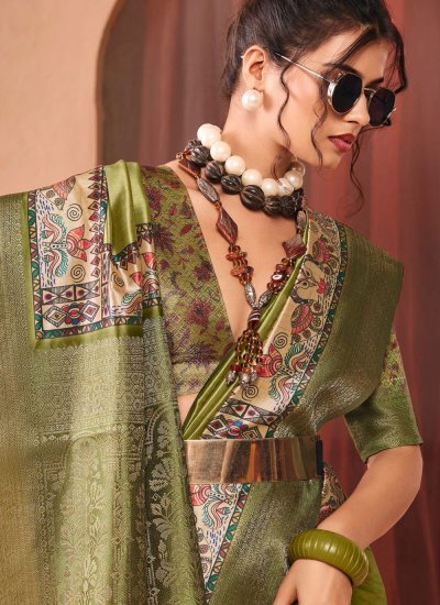 
                            Aspiring Woven Party Contemporary Saree