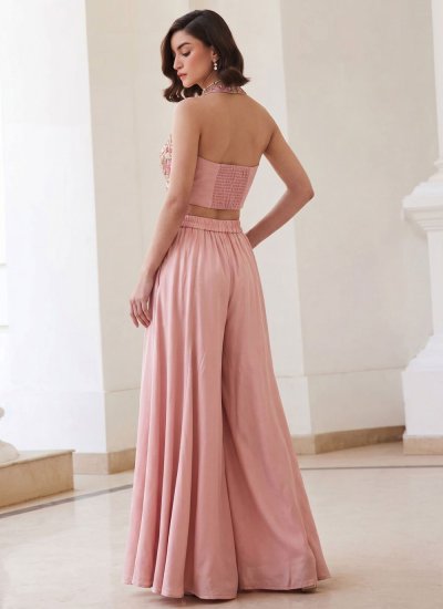 
                            Attractive Embroidered Palazzo Salwar Kameez