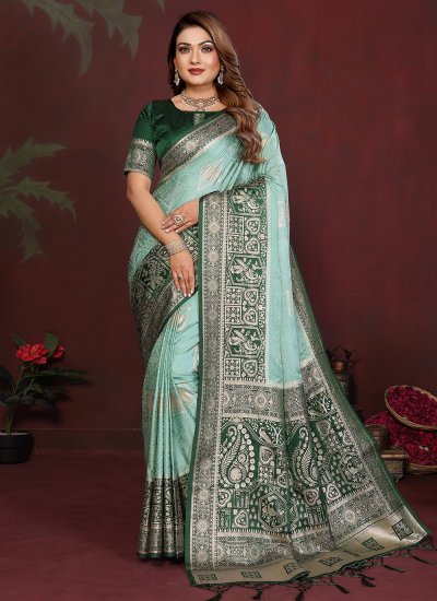 Auspicious Weaving Trendy Saree