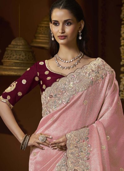 
                            Beautiful Jacquard Contemporary Saree