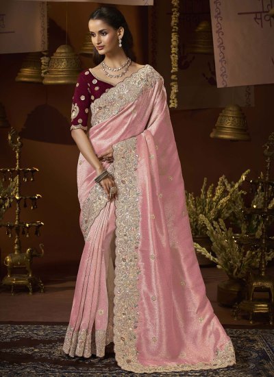 Beautiful Jacquard Contemporary Saree