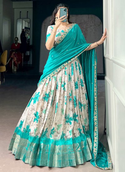 Best Floral Print Designer Lehenga Choli