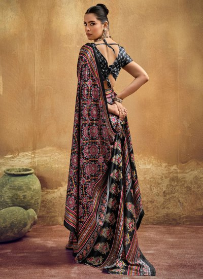 
                            Black Casual Trendy Saree