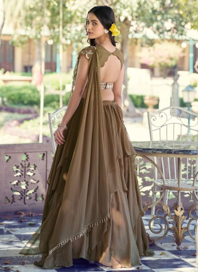 
                            Blooming Fancy Fabric Lehenga Choli