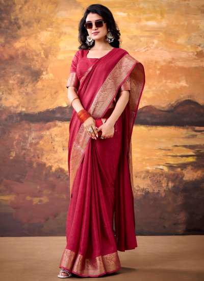 
                            Breathtaking Fancy Fabric Weaving Trendy Saree