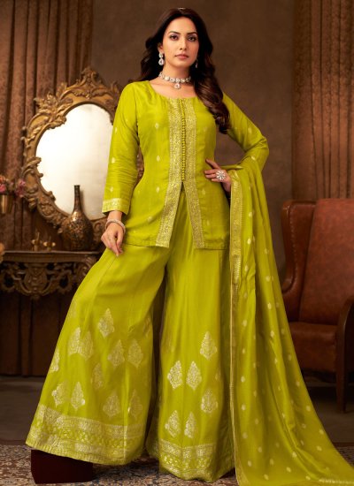 Charismatic Embroidered Ceremonial Salwar Suit