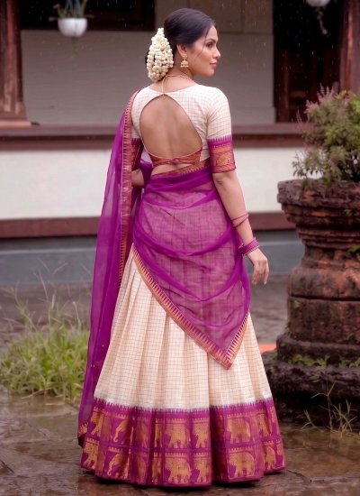 
                            Cherubic Poly Cotton Festival Lehenga Choli