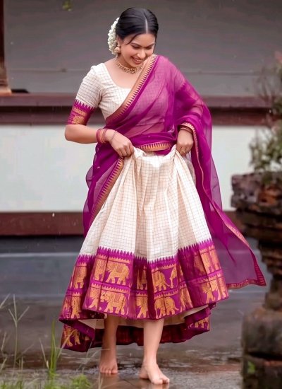 Cherubic Poly Cotton Festival Lehenga Choli