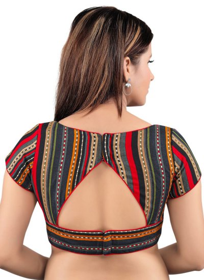 
                            Cotton Designer Blouse in Multi Colour