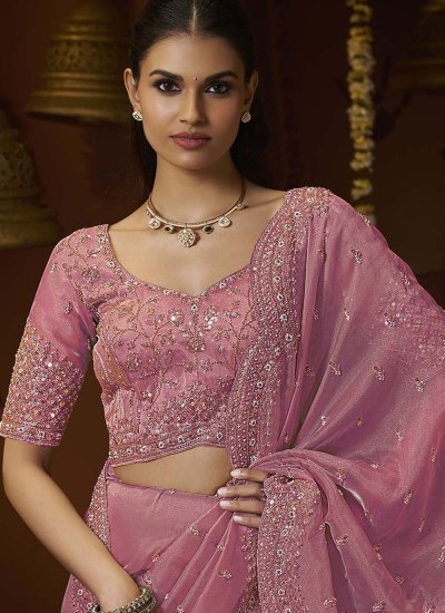 
                            Dashing Embroidered Ceremonial Saree