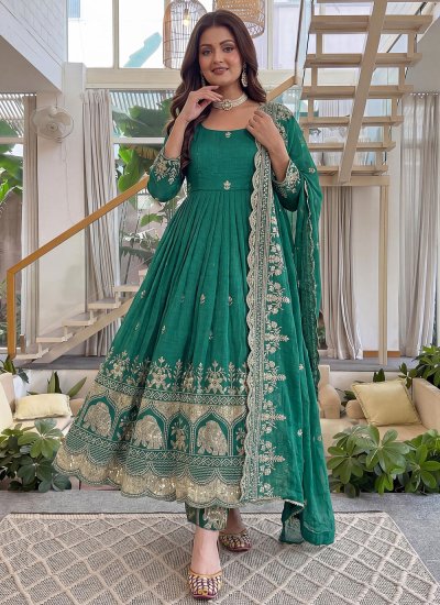 Dashing Green Salwar Kameez