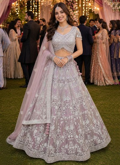 Deserving Thread Work Festival Lehenga Choli