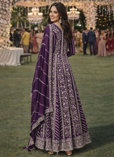 
                            Divine Purple Gown 