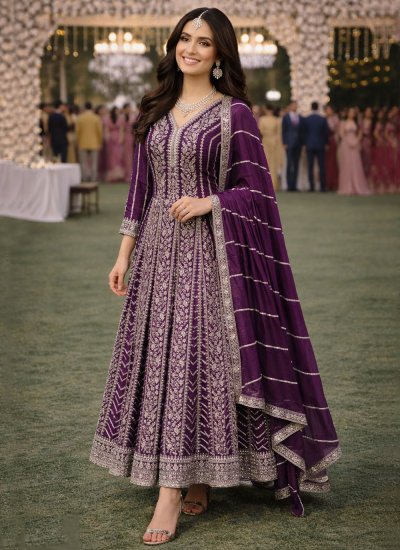 Divine Purple Gown 