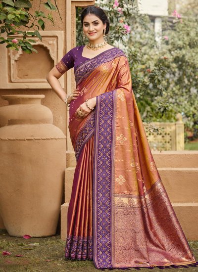 Enchanting Silk Weaving Trendy Saree