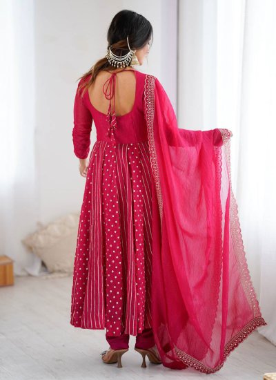 
                            Epitome Pink Silk Salwar Kameez