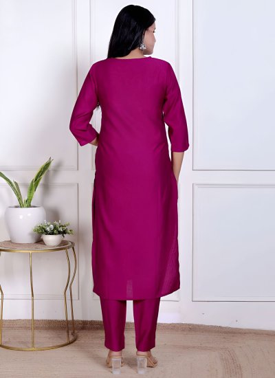 
                            Ethnic Embroidered Festival Pant Style Suit