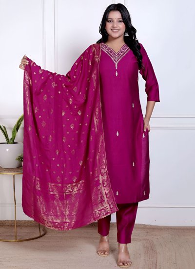 Ethnic Embroidered Festival Pant Style Suit
