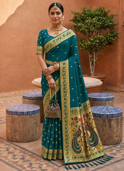 Extraordinary Meenakari Banarasi Silk Saree