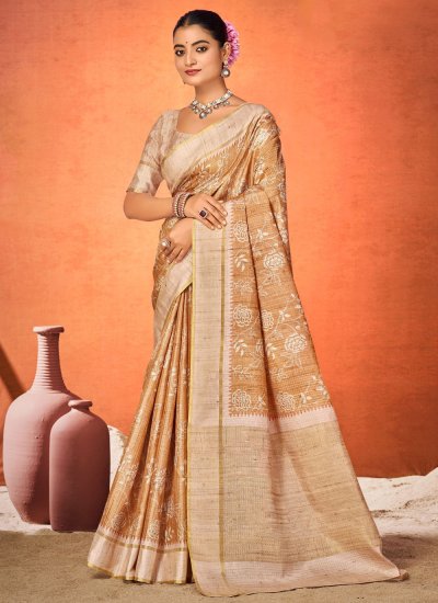 Eye-Catchy Woven Silk Classic Saree