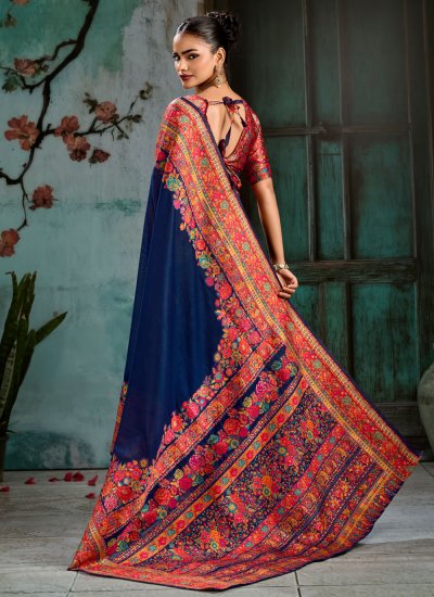 
                            Fabulous Pashmina Party Trendy Saree
