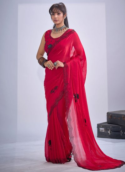 Fandy Fancy Pink Traditional Saree