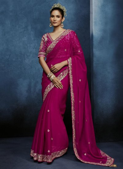 Genius Border Fancy Fabric Contemporary Saree