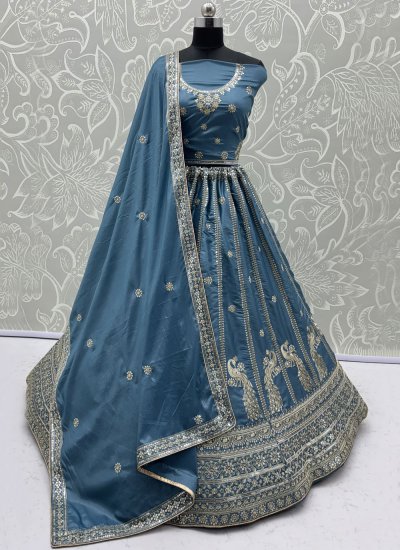 Gilded Silk Ceremonial Designer Lehenga Choli