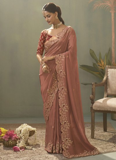 Glowing Border Festival Classic Saree