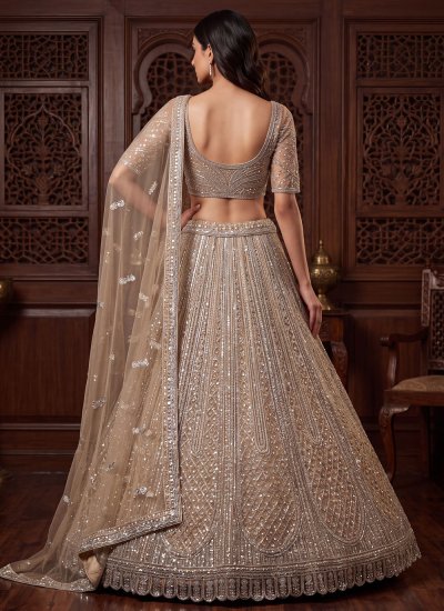 
                            Gold Thread Work Lehenga Choli