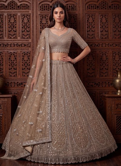 Gold Thread Work Lehenga Choli