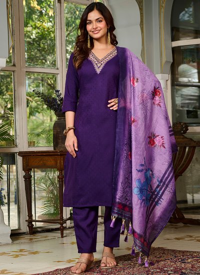 Graceful Embroidered Reception Salwar Suit