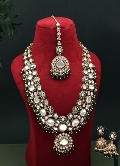 Green Ceremonial Necklace Set