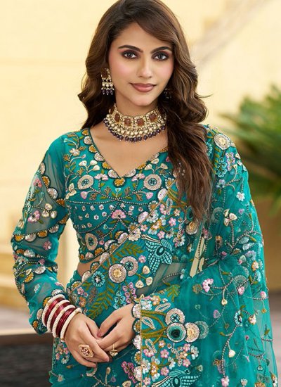 
                            Green Color Saree