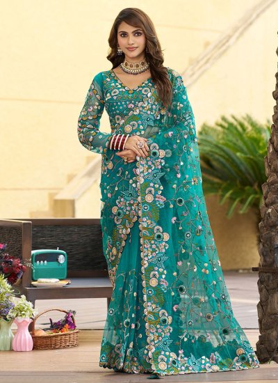 Green Color Saree
