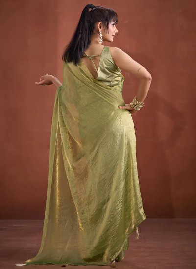 
                            Green Color Traditional Saree
