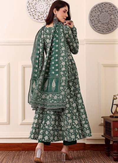 
                            Green Rayon Salwar Kameez