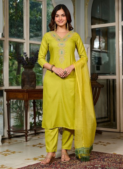 Green Viscose Salwar Suit