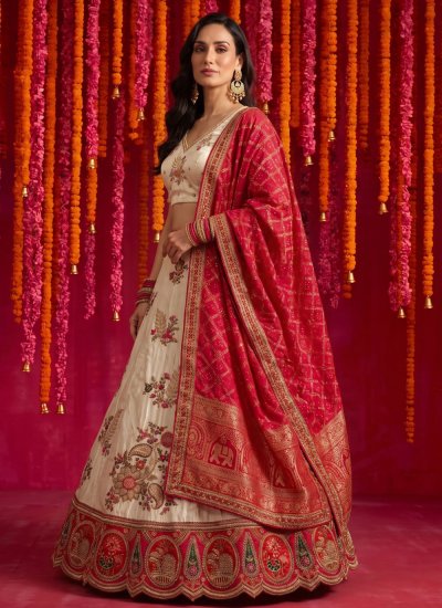 Groovy Cream Lehenga Choli