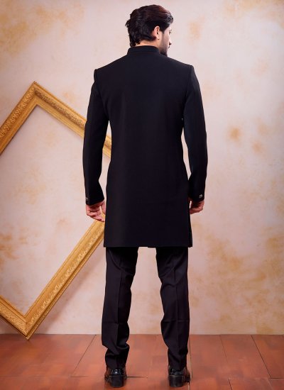 
                            Handwork Imported Indo Western in Black Colour